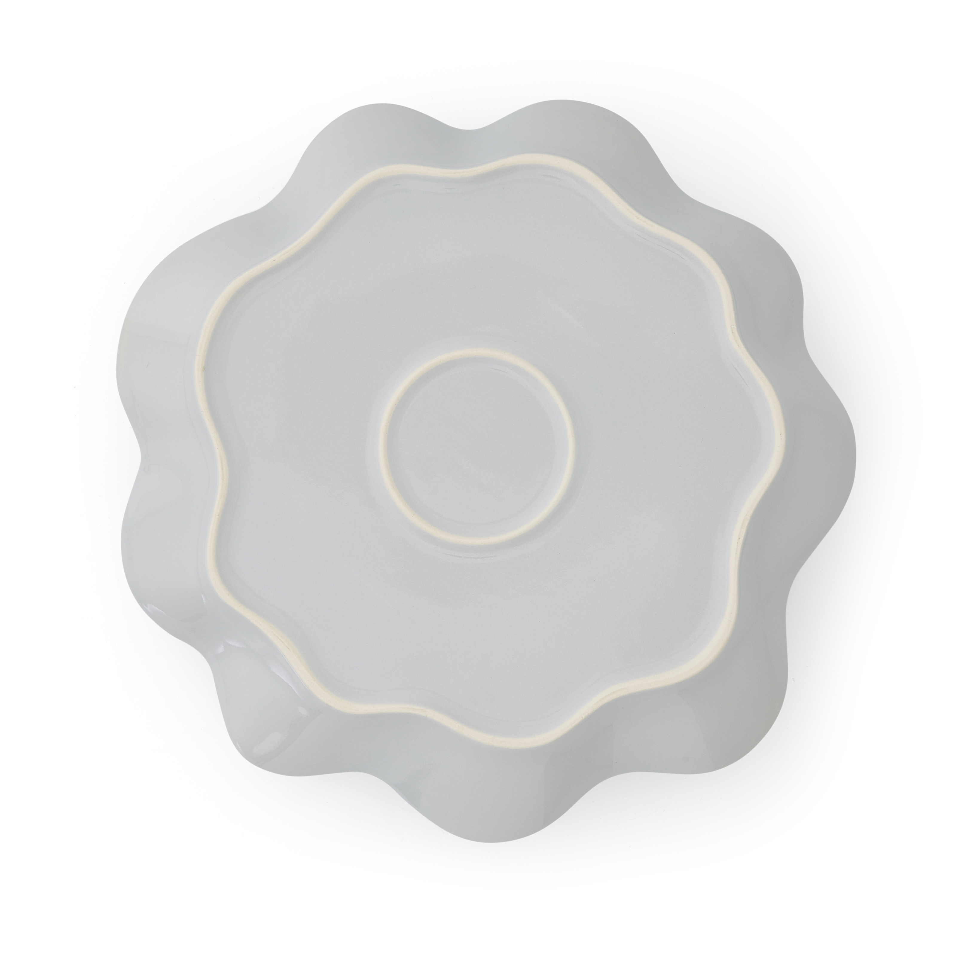 Sophie Conran Floret Large Serving Platter, Dove Grey image number null